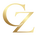 A gold metallic monogram logo featuring the letters 'G' and 'Z' intertwined, centered on a solid white background.
